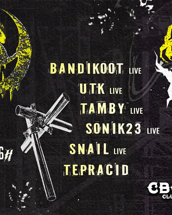 Affiche officielle de Techno Is Our Life Presente Acidnight - Pau (CBGB Club, Bizanos, France, 17 octobre 2026)
