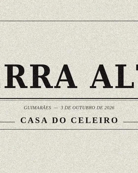 Affiche officielle de Terra Alta - Casa Do Celeiro (Quinta do Carvalho - Nature Guest Houses, Guimarães, Portugal, 3 octobre 2026)