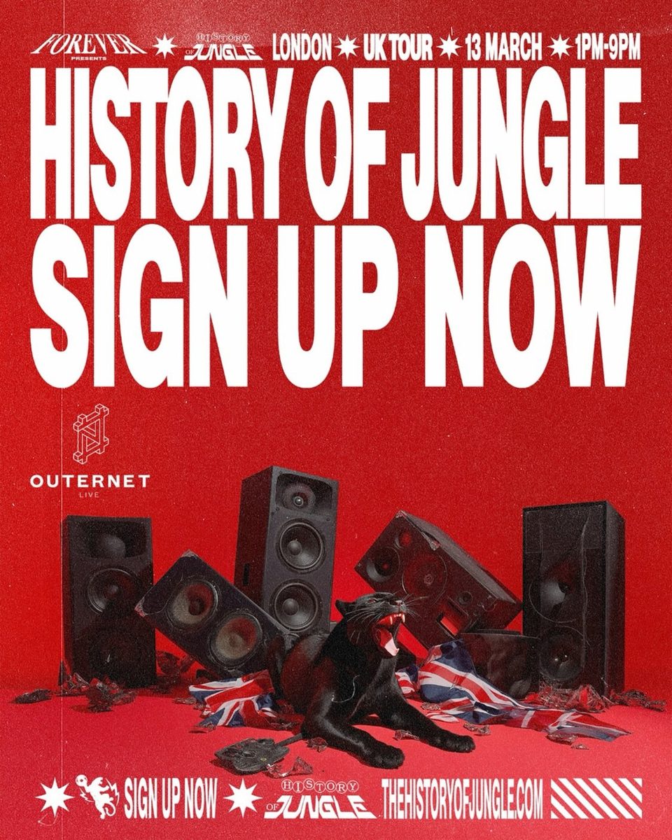 Affiche officielle de The History of Jungle (HERE At Outernet, London, Royaume-Uni, 13 mars 2027)