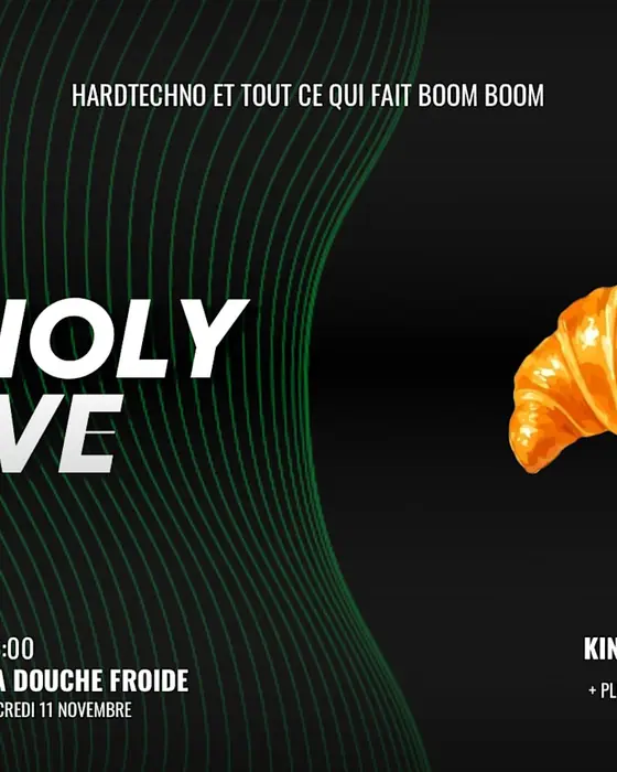 Affiche officielle de The Holy Rave #36 - Metz (La Douche Froide Discothèque Bar Concerts et Evènementiel, Metz, France, 10 novembre 2026)