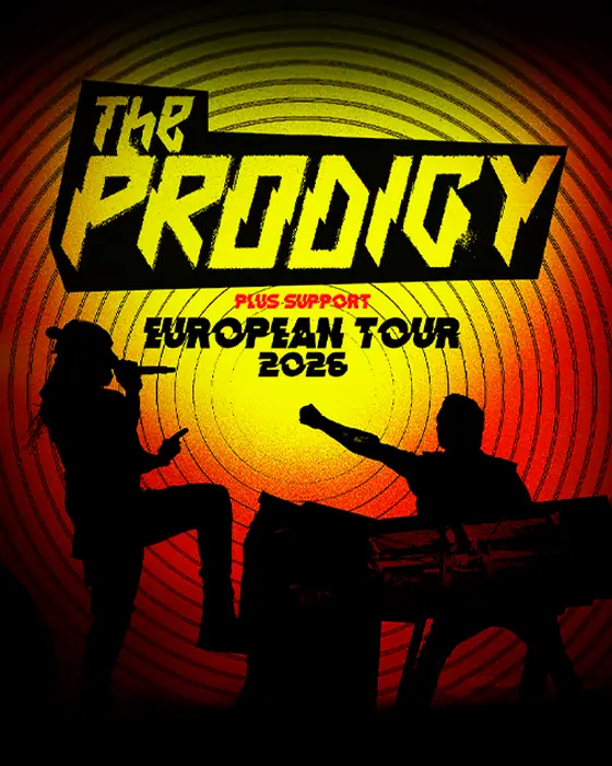 Official poster for The Prodigy a Berlin (Velodrom, Berlin, Germany, 21 November 2026)