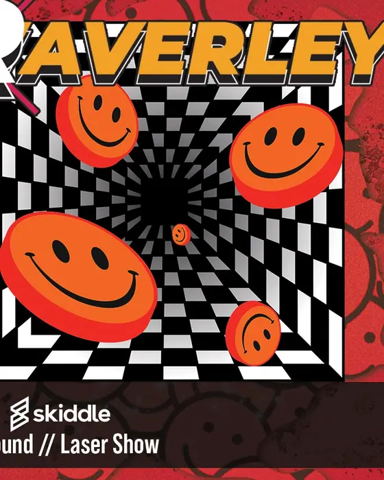 Official poster for The Raverley (The Waverley, Bognor Regis, UK, 5 September 2026)