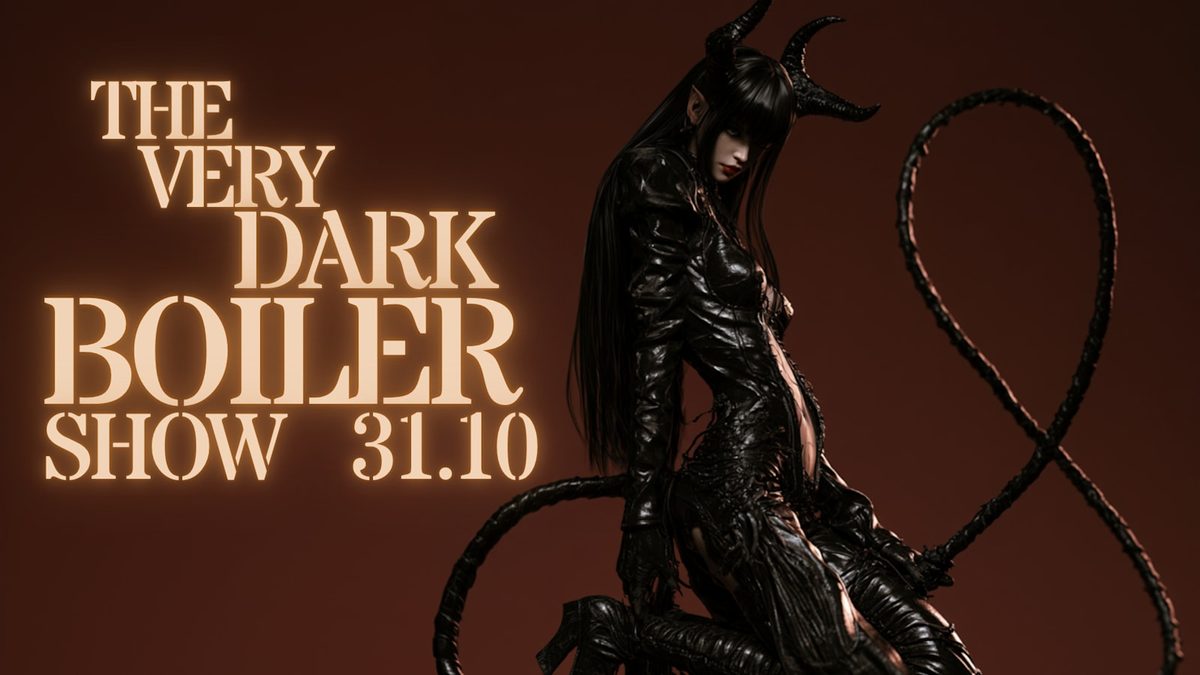 Official poster for The Very Dark Boiler Show (RED Club - club boîte de nuit Tours, Rochecorbon, France, 31 October 2026)