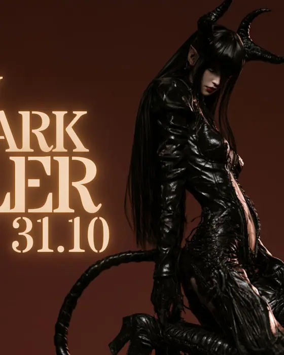 Affiche officielle de The Very Dark Boiler Show (RED Club - club boîte de nuit Tours, Rochecorbon, France, 31 octobre 2026)