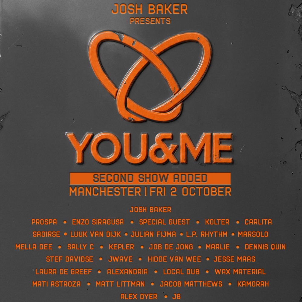 Affiche officielle de The Warehouse Project: You&Me – Friday (Depot Mayfield, Manchester, Royaume-Uni, 2 octobre 2026)