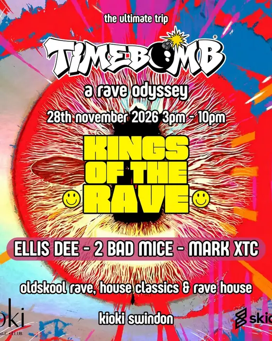 Photo de Timebomb - A Rave Odyssey (Kioki, Swindon, Royaume-Uni, 28 novembre 2026)