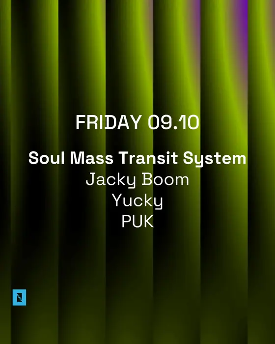 Affiche officielle de Toffler presents Soul Mass Transit System (Toffler, Rotterdam, Pays-Bas, 9 octobre 2026)