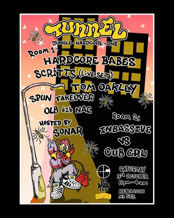 Affiche officielle de TUNNEL PRESENTS: Hardcore Babes, Scritts (Rebellion, Manchester, Royaume-Uni, 3 octobre 2026)