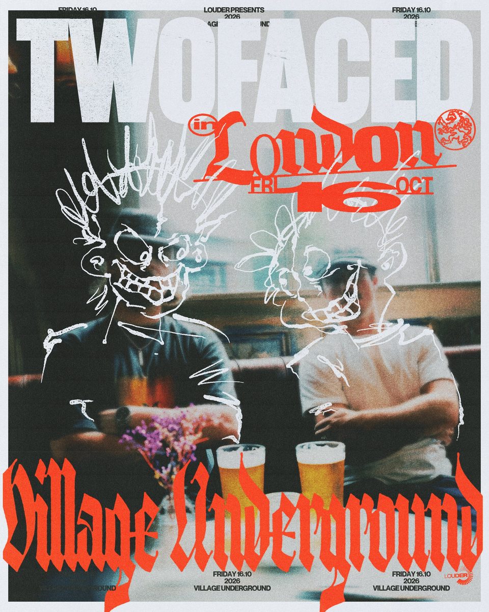 Affiche officielle de TWOFACED (Village Underground, London, Royaume-Uni, 16 octobre 2026)