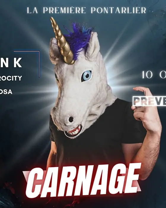 Affiche officielle de Unicorn On K + Vernex & More (La Première - Pontarlier, Pontarlier, France, 10 octobre 2026)