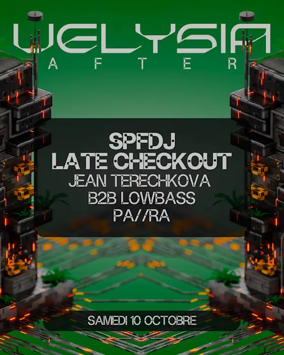 Official poster for Velysia | After Macadam Jour 2, Sam. (Macadam, Nantes, France, 10 October 2026)