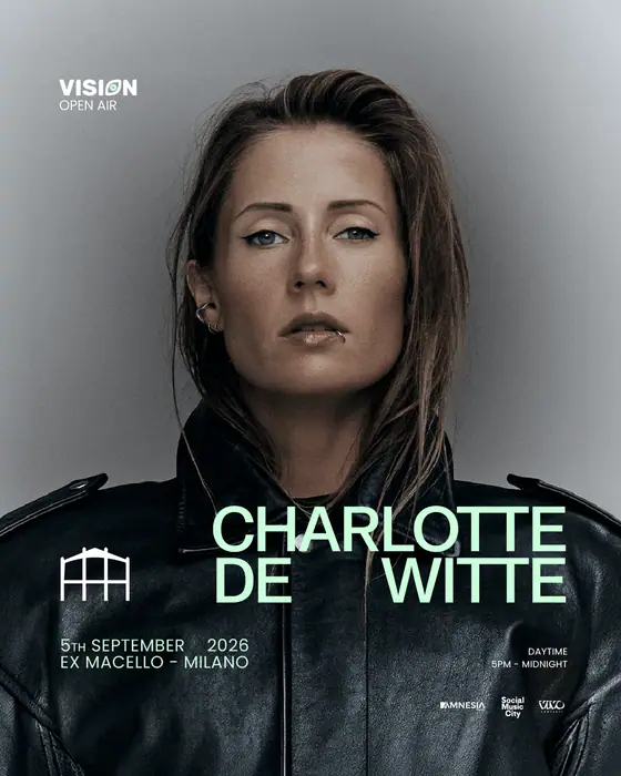 Affiche officielle de Vision Open Air (Spazio Ex-Macello, Milan, Italie, 5 septembre 2026)