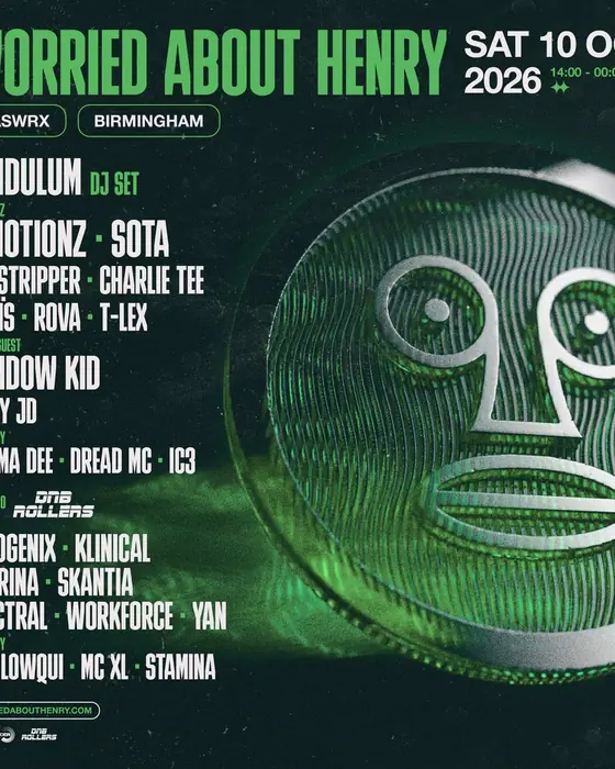 Affiche officielle de WAH Birmingham // Pendulum (dj set), K Motionz, SOTA & More! (GASWRX, Birmingham, Royaume-Uni, 10 octobre 2026)