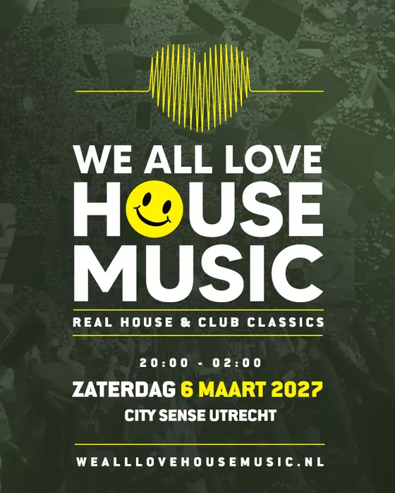 Photo de We All Love House Music (CitySense, Utrecht, Pays-Bas, 6 mars 2027)