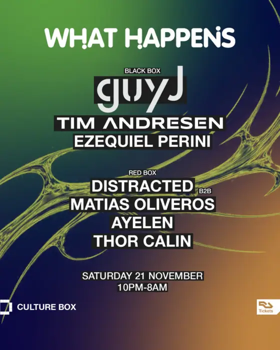 Photo de What Happens: Guy J à la Culture Box (Culture Box, Copenhagen, Danemark, 21 novembre 2026)