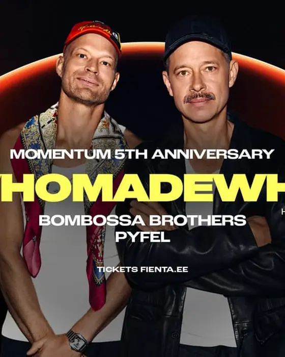 Official poster for WhoMadeWho au Tallinn Cruise Terminal (Tallinn Cruise Terminal, Tallinn, Estonia, 23 October 2026)