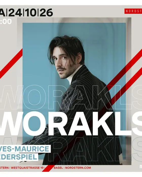 Affiche officielle de Worakls au Nordstern (Nordstern, Basel, Suisse, 24 octobre 2026)