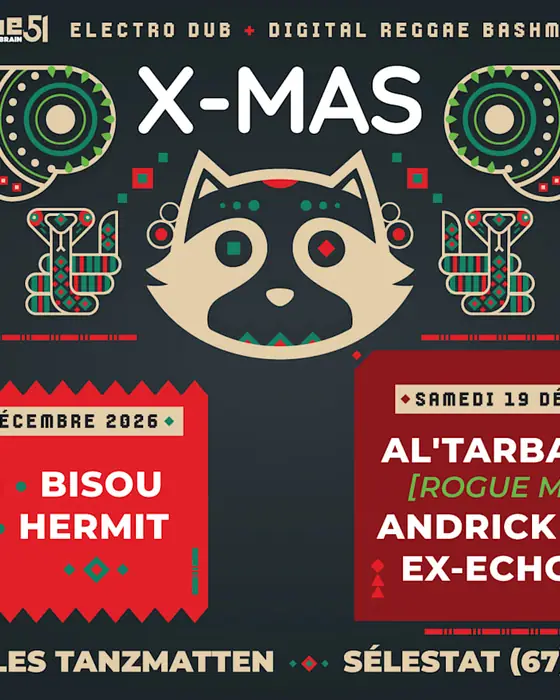 Affiche officielle de X-Mas Party - Samedi (Les Tanzmatten, Sélestat, France, 19 décembre 2026)