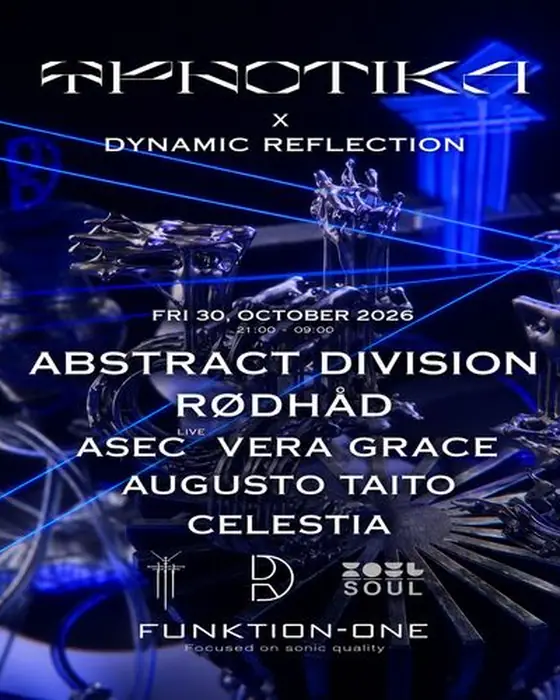 Affiche officielle de Ypnotika x Dynamic Reflection · Soul (Soul, Thessaloniki, Grèce, 30 octobre 2026)